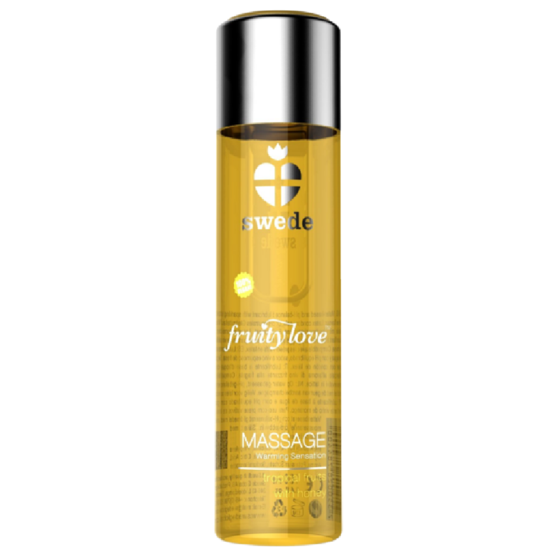 Swede - Aceite de Masaje Efecto Calor Fruta Tropical con Miel 120 ml.