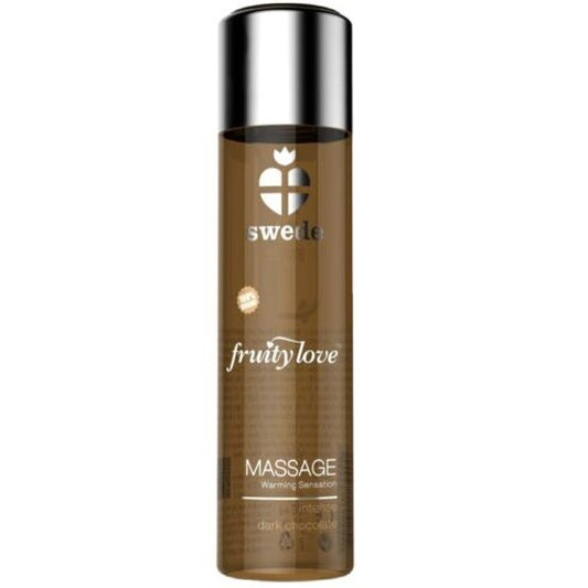 Swede - Fruity Love Efeito de Aquecimento Óleo de Massagem Intenso Chocolate Escuro 60 ml