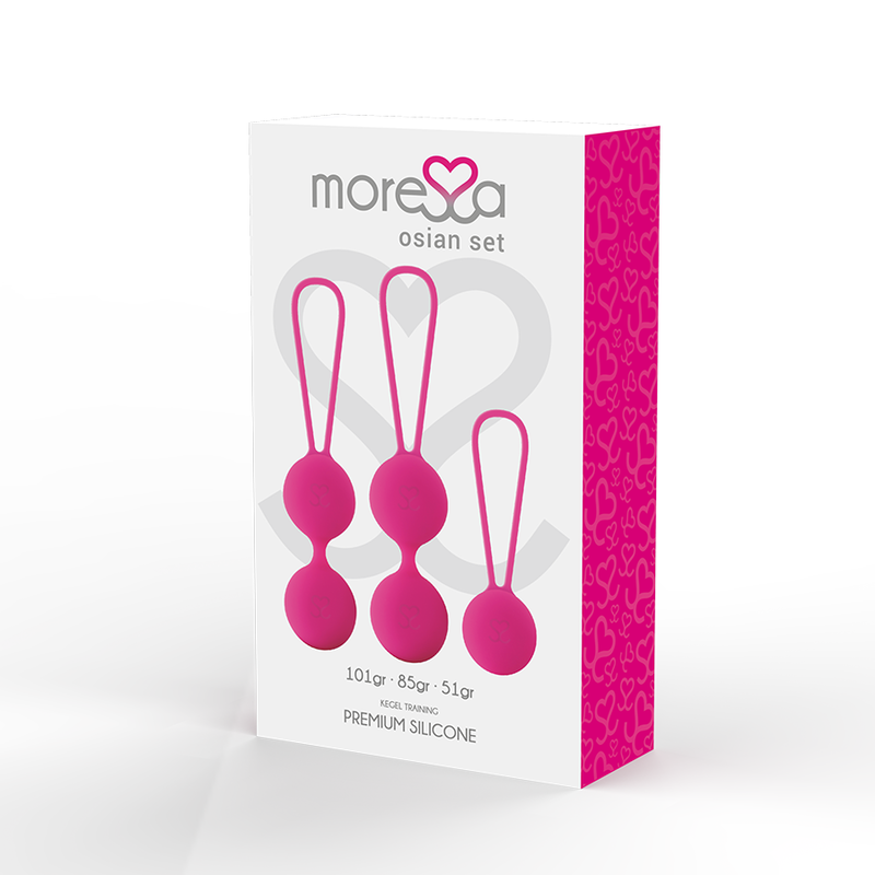 Moressa Conjunto Osian Premium Silicona Rosa (Osian One - 51 g | Osian Two - 101 g | Osian Three 85 g)