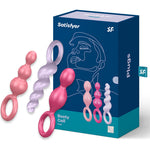 Satisfyer Conjunto de Plugs Anais 3 Pcs Tricolor