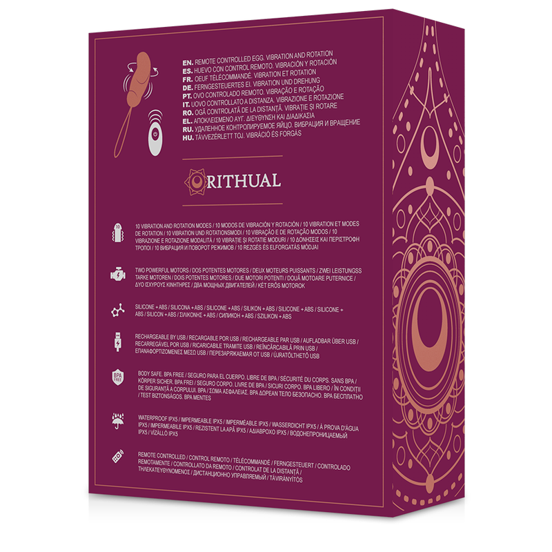 Rithual Esha Ovo Sistema de Control Remoto Rotación + Vibración