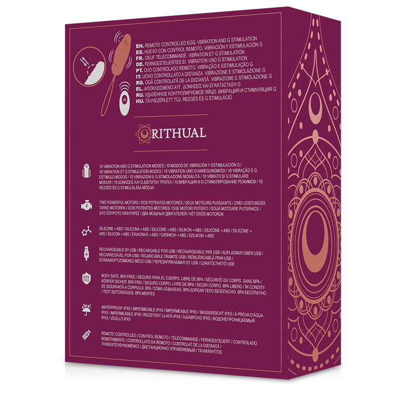 Rithual Priya Ovo Controle Remoto G-spot + Vibrao