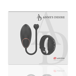 Anne's Desire Egg Tecnologia de Controle Remoto Watchme Preto