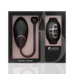 Anne's Desire Egg Tecnologia de Controle Remoto Watchme Preto/ouro