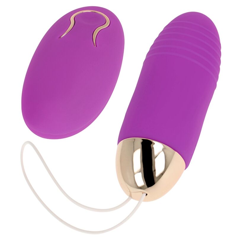 Ohmama Huevo Vibrador con Control Remoto 10 Velocidades Morado