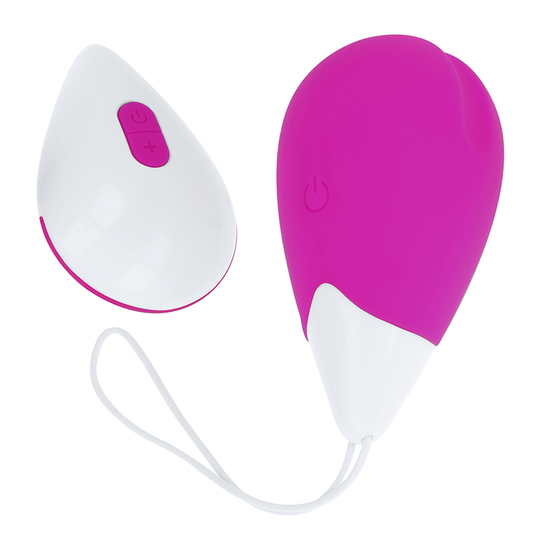 Ohmama Huevo Vibrador 10 Modos Lila y Blanco