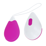 Ohmama Huevo Vibrador 10 Modos Lila y Blanco