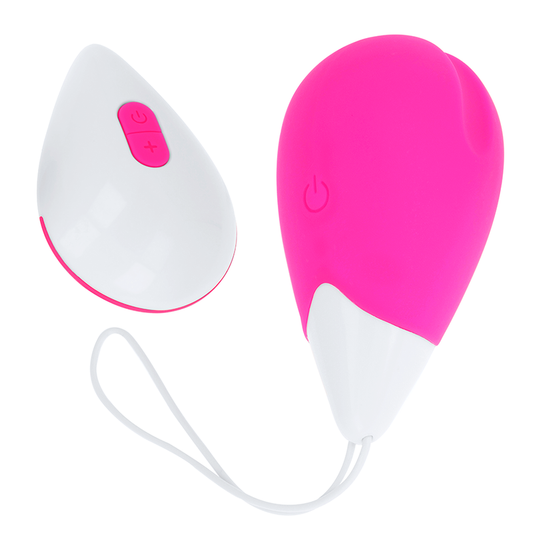 Ohmama Ovo Vibrante 10 Modos Rosa e Branco
