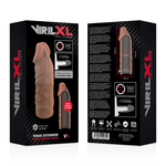 Virilxl Extensão de Pênis de Silicone Líquido V5 Marrom