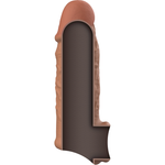 Virilxl Extensão de Pênis de Silicone Líquido V7 Marrom