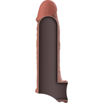 Virilxl Extensión de Pene de Silicona Líquida V9 Marrón