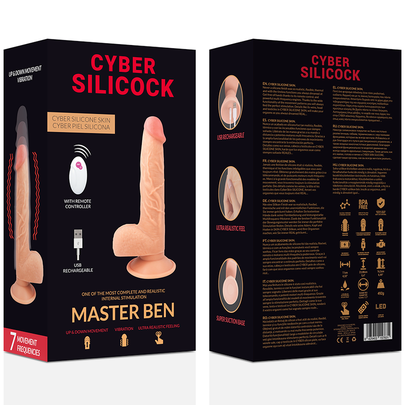 Cyber Silicock Controle Remoto Realístico Master Ben 23.88 Cm -o- 4.3 Cm