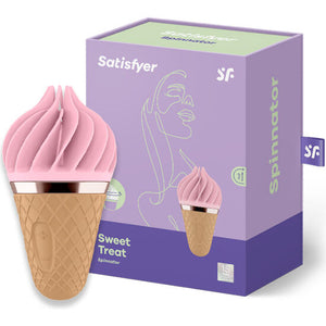 Satisfyer - Sweet Treat Spinnator Marrom e Rosa