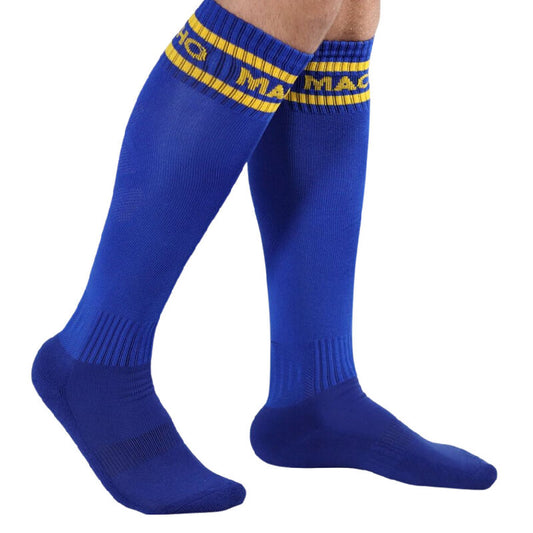 Hombre - Calcetines largos talla única azul