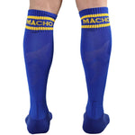 Hombre - Calcetines largos talla única azul