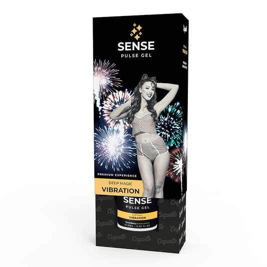 Coquette Chic Desire Gel Vibrador Pulse Fresa Líquida Premium 15ml