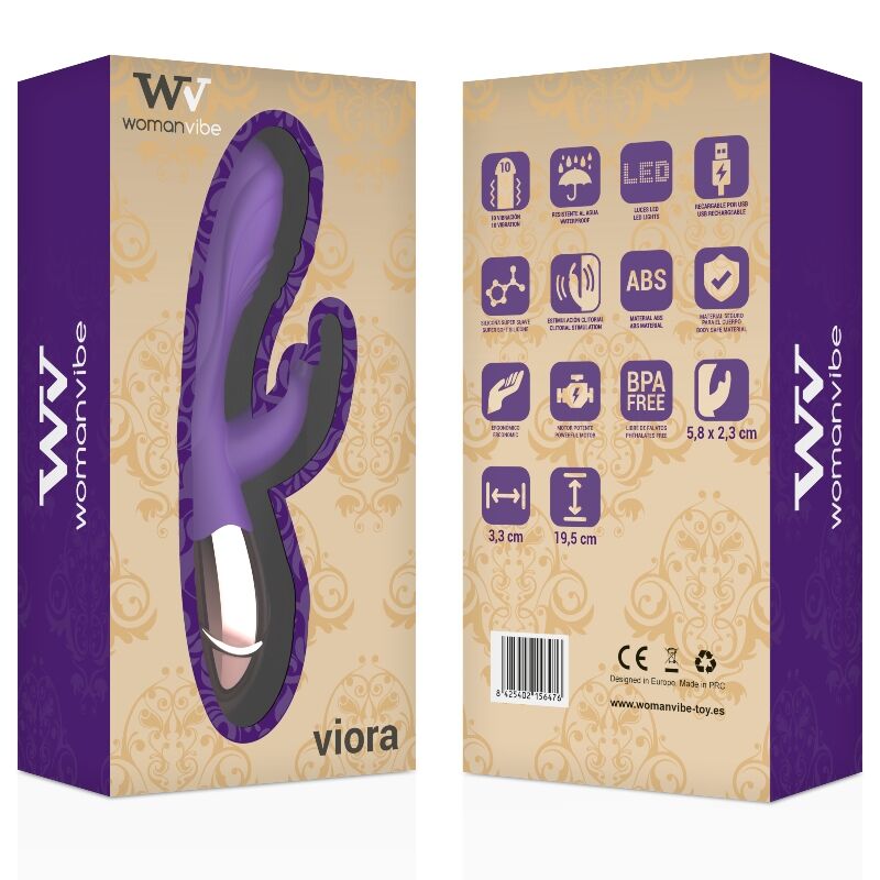 Womanvibe Viora Silicone Recarregável Vibrador