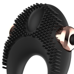 Womanvibe Anillo Vibrador de Silicona Thor