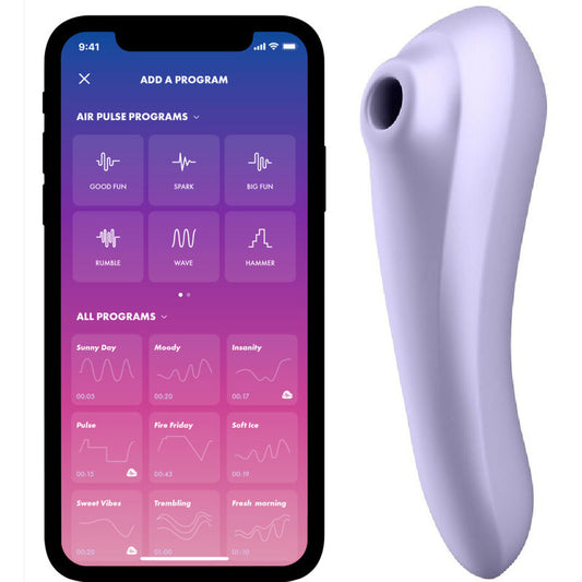 Satisfyer Vibrador de Aire por Pulsos Dual Pleasure Malva