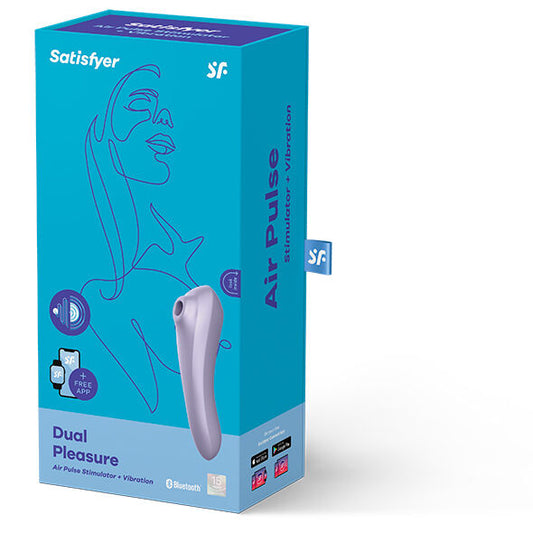 Satisfyer Vibrador de Aire por Pulsos Dual Pleasure Malva