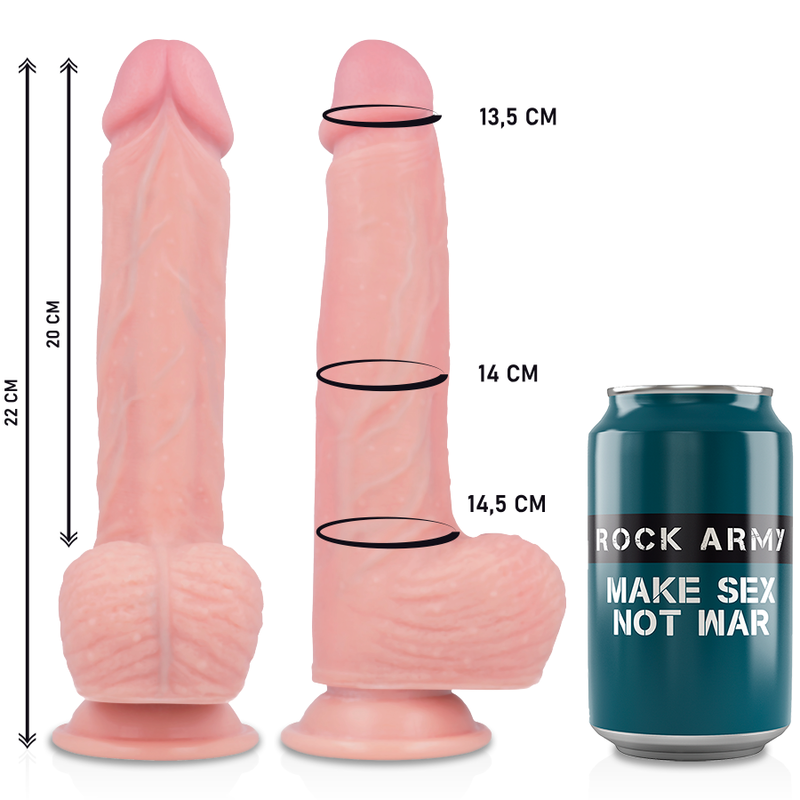 Rockarmy Arcote + Vibrador de Silicone Líquido Premium Apache Controle Remoto 20.5 Cm -o- 4.62 Cm
