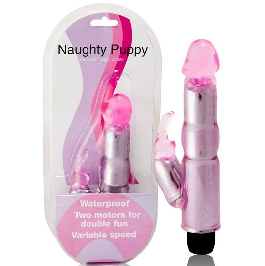 Baile Vibrador Com Estimulador Rosa Ajustável
