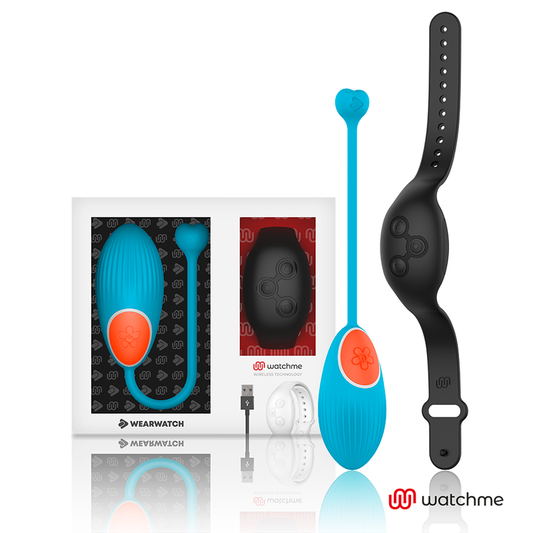 Wearwatch Tecnología Watchme Mando a distancia Huevo Azul / Chorro
