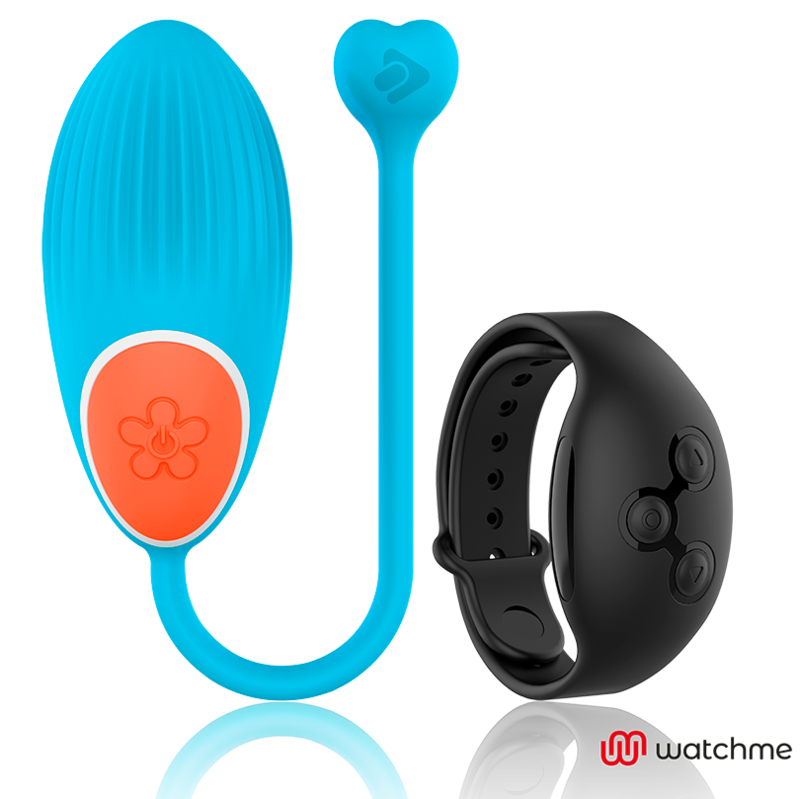 Wearwatch Tecnología Watchme Mando a distancia Huevo Azul / Chorro