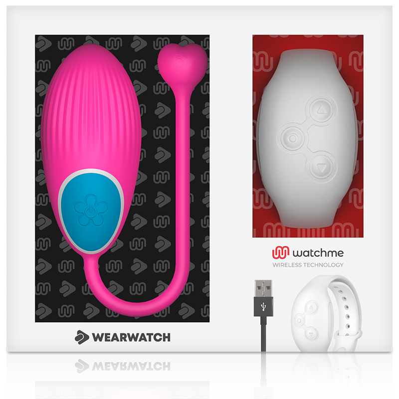 Wearwatch Tecnología Watchme Mando a distancia Huevo Fucsia / Níveo
