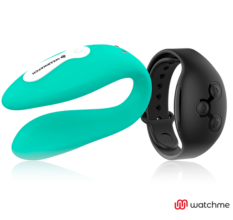 Wearwatch Vibrador de Tecnologia Dupla Watchme Aquamarine / Jet
