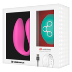 Wearwatch Vibrador Watchme de Tecnología Doble Fucsia / Agua Marina