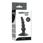 Addicted Toys - Plug Sexual Anal 10 cm Preto