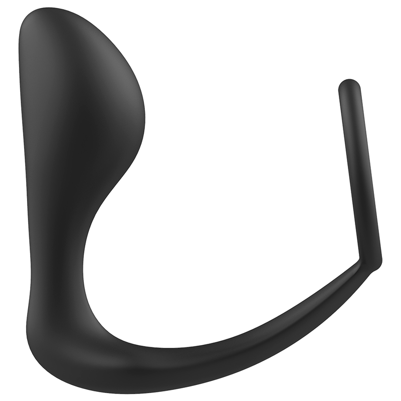 Addicted Toys -Plug Anal Com Anel de Silicone Preto