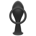 Addicted Toys -Plug Anal Com Anel de Silicone Preto