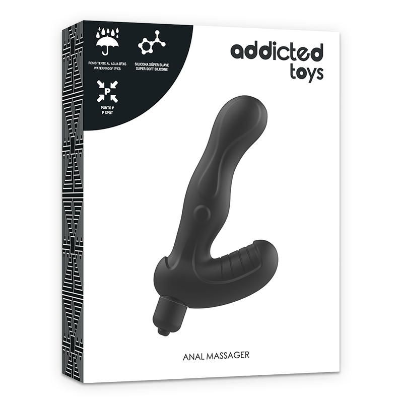 Addicted Toys P-spot Vibe Estimulador Anal de Próstata de Silicone