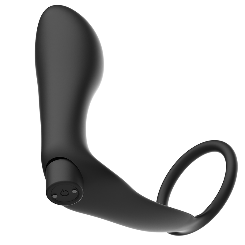 Addicted Toys Anillo para Pene con Control Remoto Plug Anal Negro Recargable