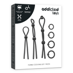 Addicted Toys Set de Anillos de Silicona Flexible 7 ud.