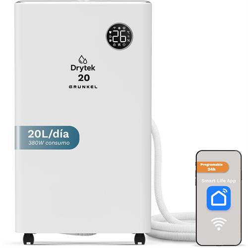 Grunkel Desumidificador DH-20DT 20 L 5,5 L WiFi