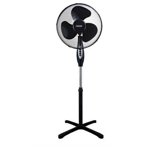 Haeger Ventoinha de Pé 45W Cross Wind - Preta