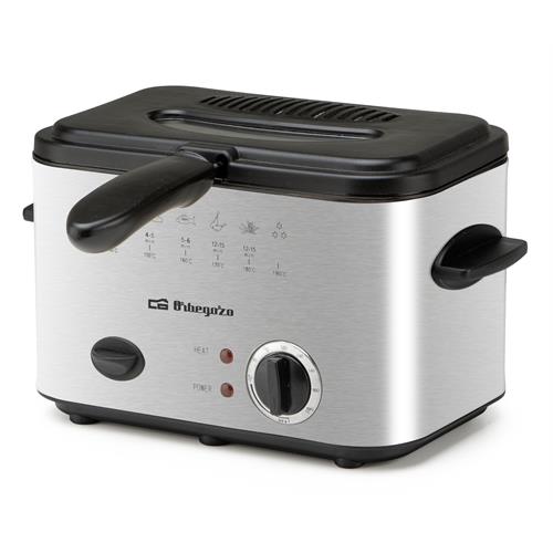 Orbegozo Fritadeira, 1,2 L, Inox