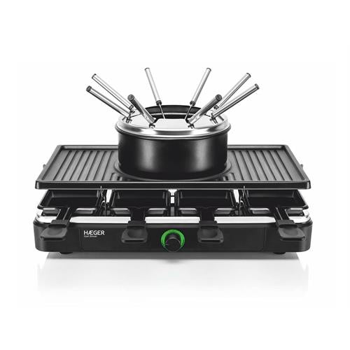 Haeger Parrilla/Raclette con Fondue Cool Dinner