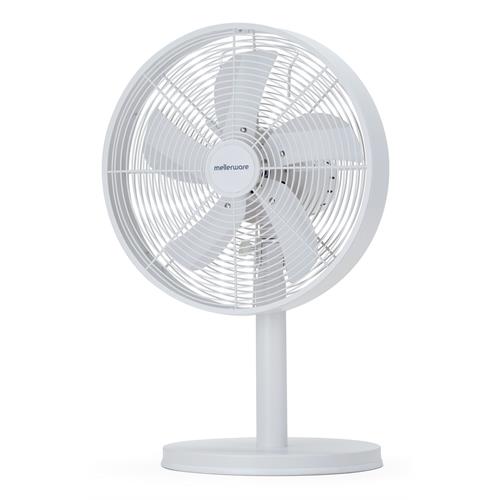 Mellerware Ventilador de Mesa 35W Brizycircle - Blanco