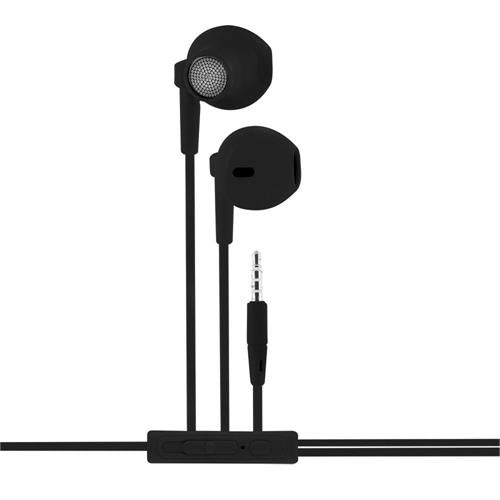 Metronic Mooov Auriculares com Fio e Comando/Micro 493166 - Preto