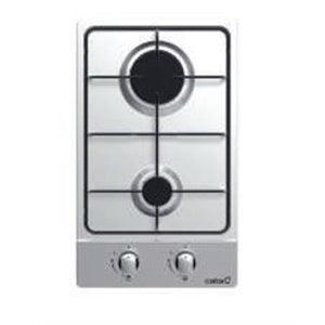 Cata Placa de Encastre 2 Queimadores a Gás Inox GI3002X