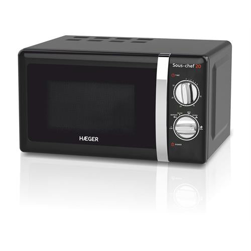 Haeger Microondas 20L 700W SOUSCHEF20 - Preto