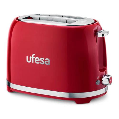 Ufesa Tostadora Classic Pinup 850W - Roja