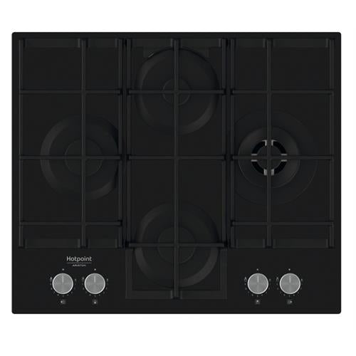Placa de Encastre Hotpoint HAGS62F/BK - 4 Queimadores