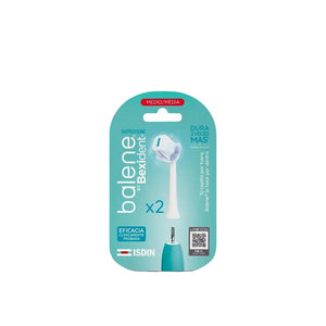 ISDIN Balene By Bexident Duotech Sonic Replacement Head Electric Medium Toothbrush X2