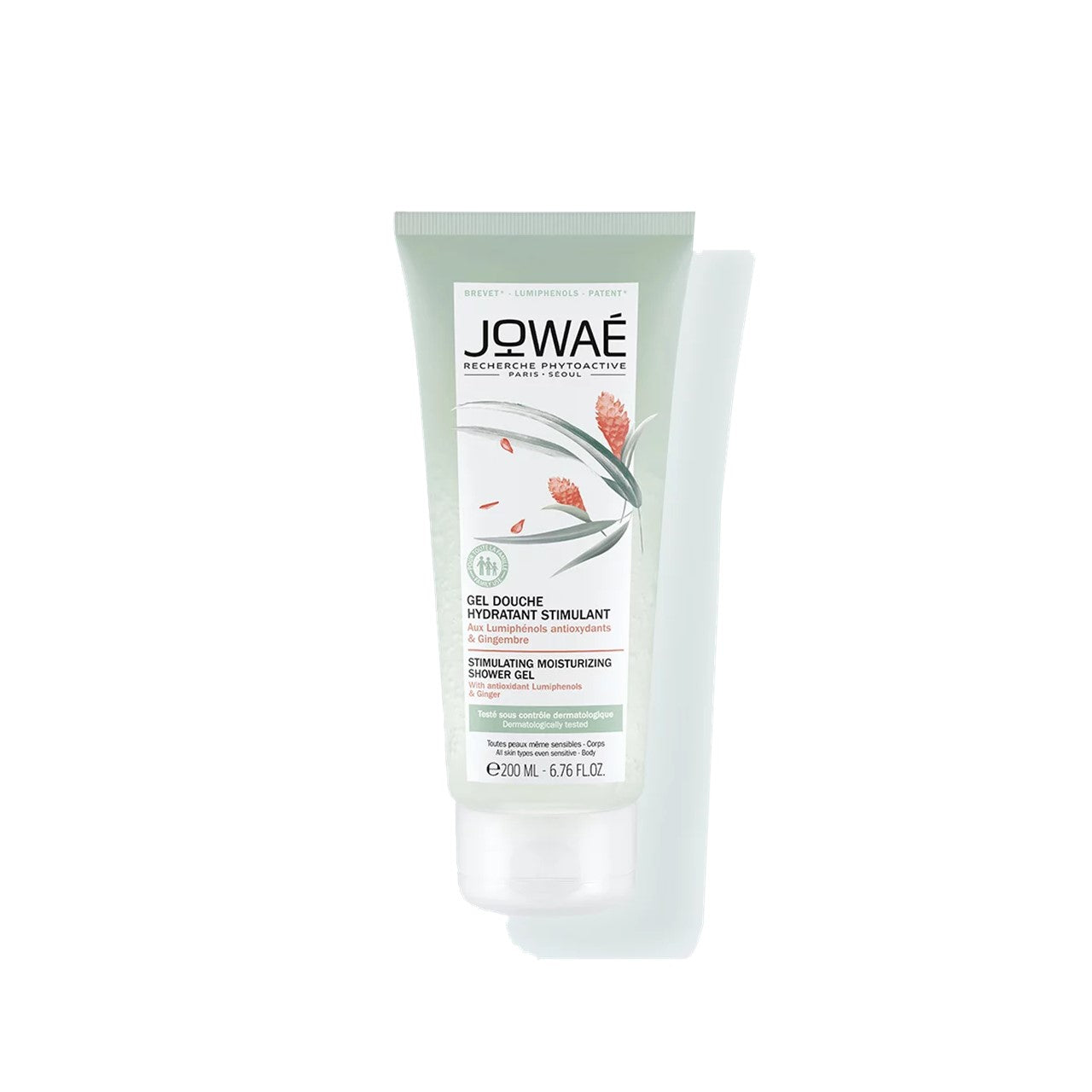 JOWAÉ Gel de ducha hidratante estimulante de jengibre 200ml
