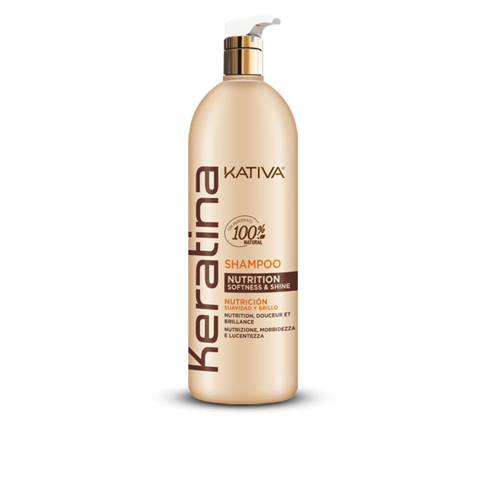 Kativa Keratin Nutrition Softness &amp; Shine Champô 1L